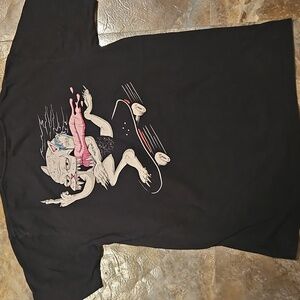 Ripndip Black T-Shirt with Graphic Design